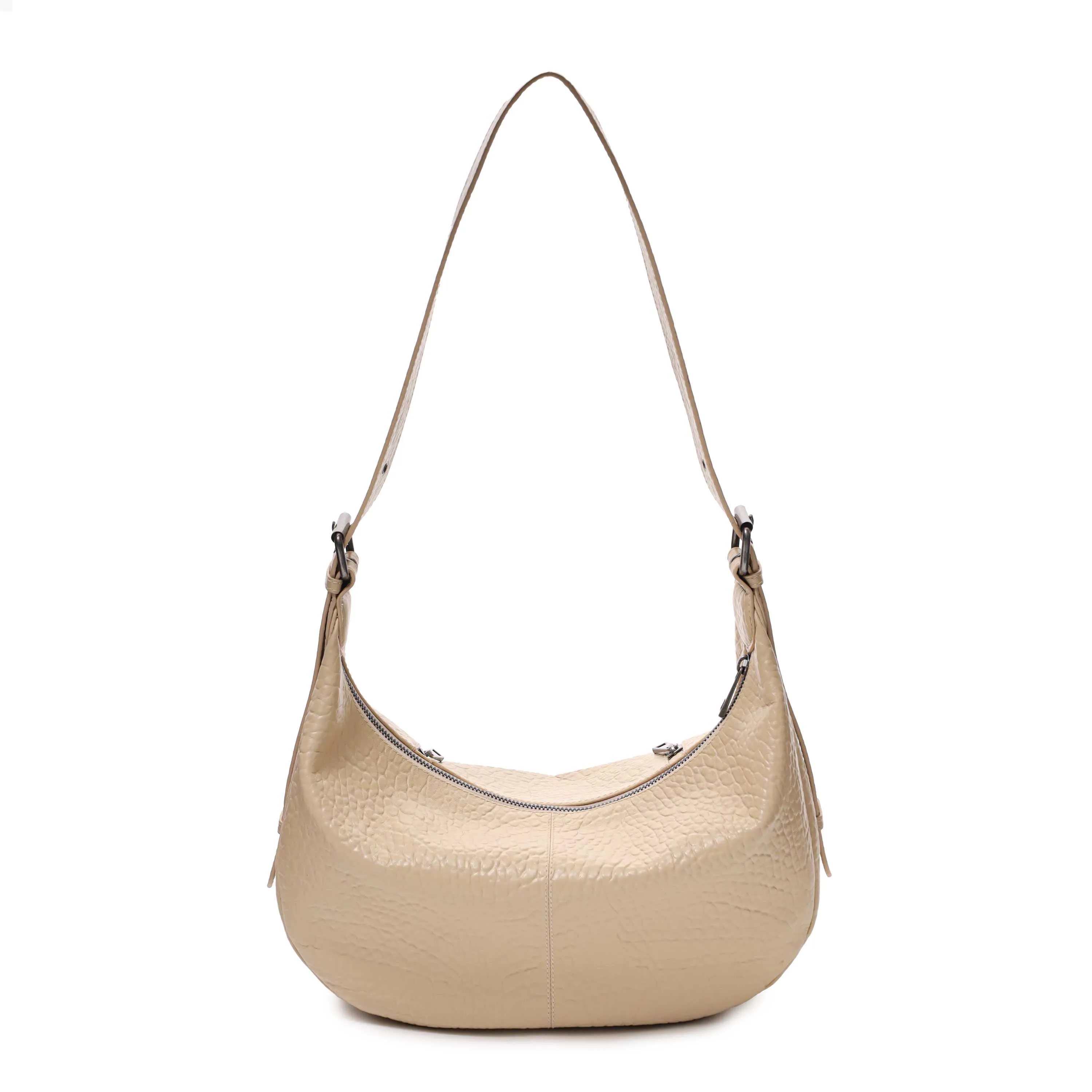 Small Stella Zippers New Zealand Sand w. Gold sold by Nunoo Bags product image thumbnail 4