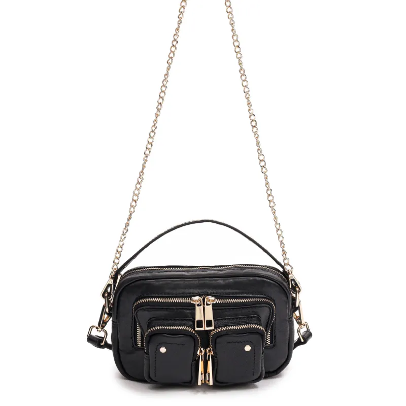 Helena Puffed Sheep Black w. Gold sold by Nunoo Bags