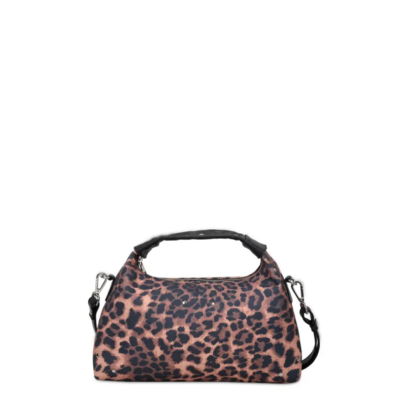 Dandy Recycled Canvas Dark Dots w. Leather sold by Nunoo Bags