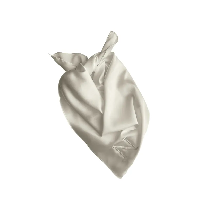 Small Scarf Silk Satin Off White sold by Nunoo Bags