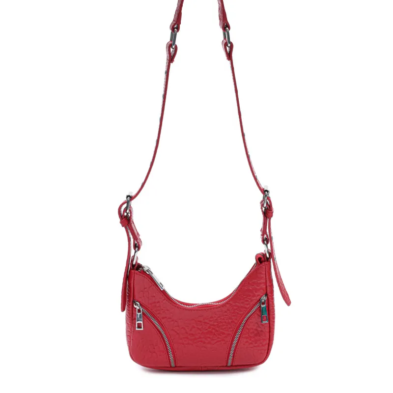 Palma w. Zipper New Zealand Red sold by Nunoo Bags