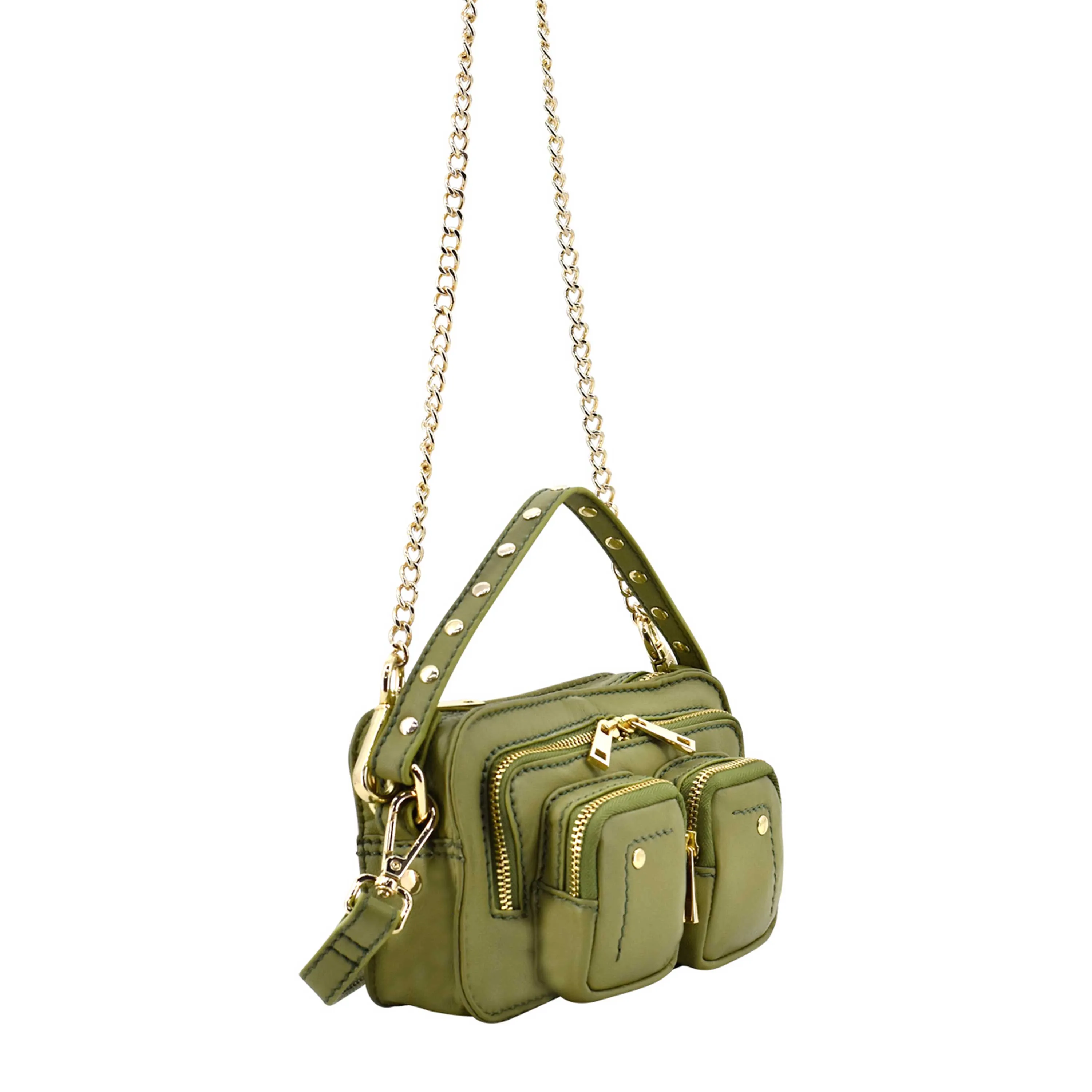 Helena Cozy Green w. Gold sold by Nunoo Bags product image thumbnail 2