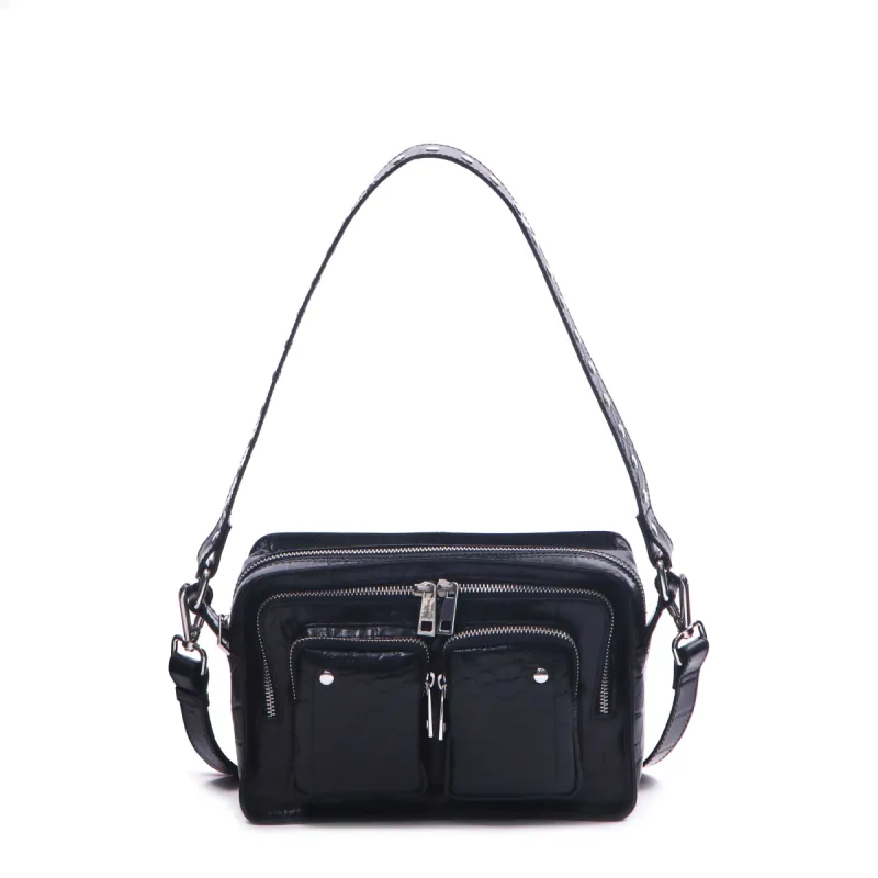 Ellie croco deluxe black sold by Nunoo Bags
