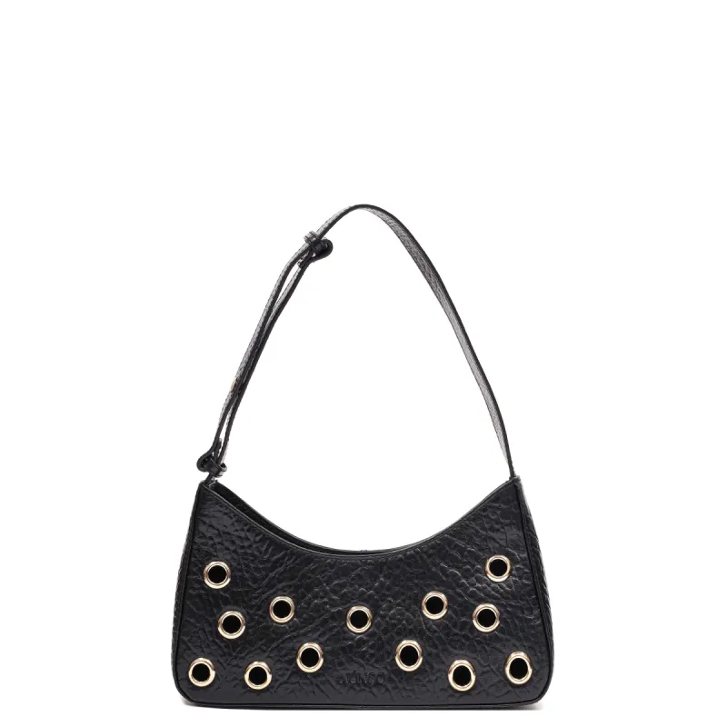 Apollo 2 Eyelet New Zealand Black w. Gold sold by Nunoo Bags