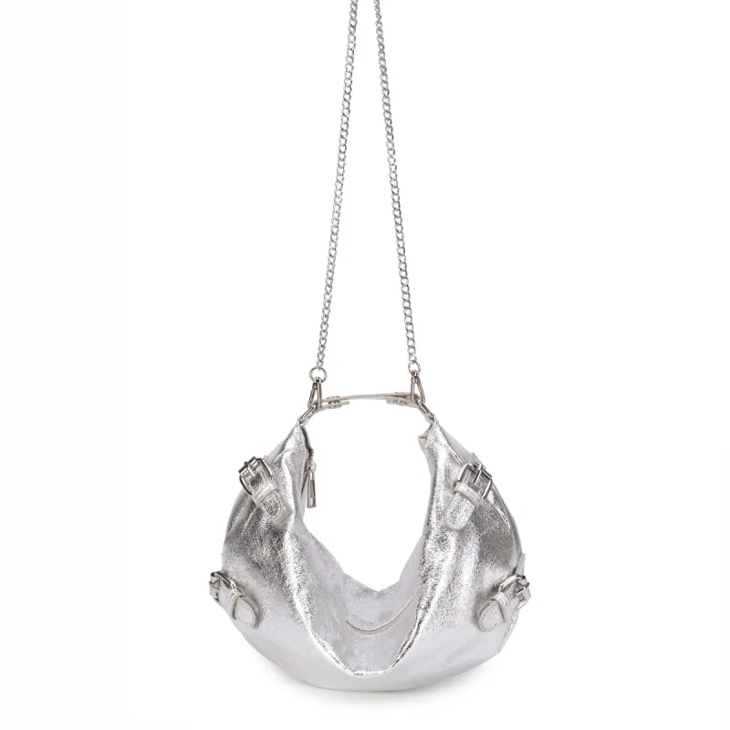 Dagmar Buckle Recycled Cool Silver sold by Nunoo Bags