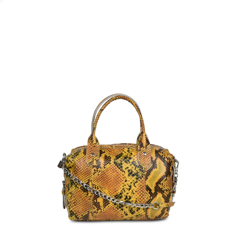 Small Bobby snake deluxe yellow sold by Nunoo Bags