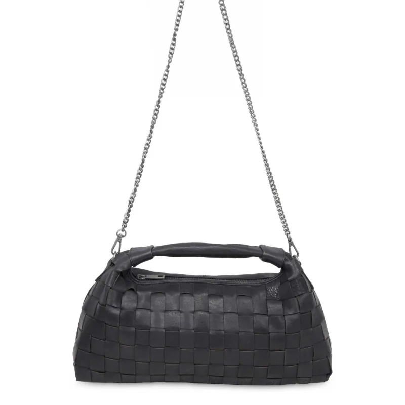 Dandy Large Braided Nature Black sold by Nunoo Bags