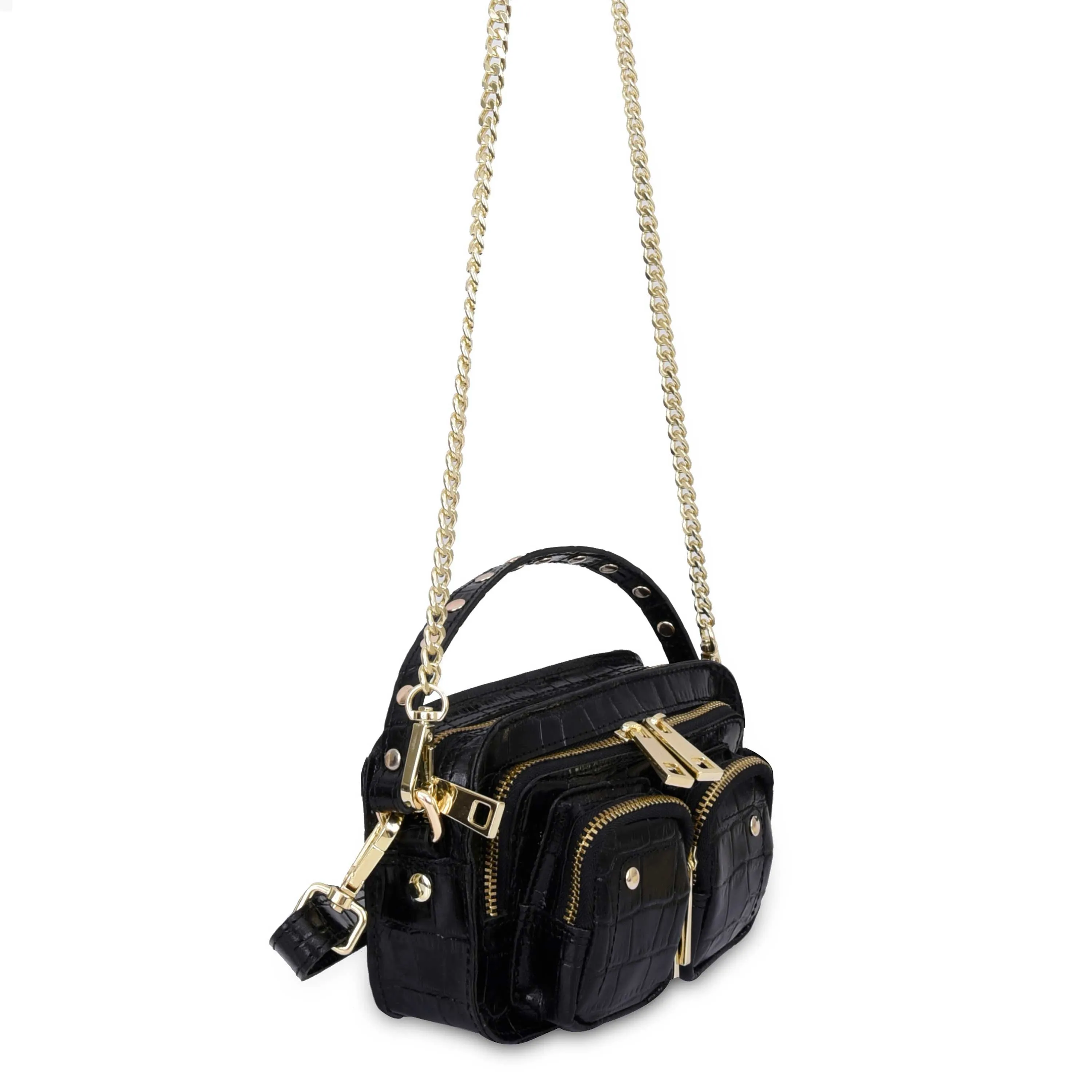 Helena texas black w. gold sold by Nunoo Bags product image thumbnail 2