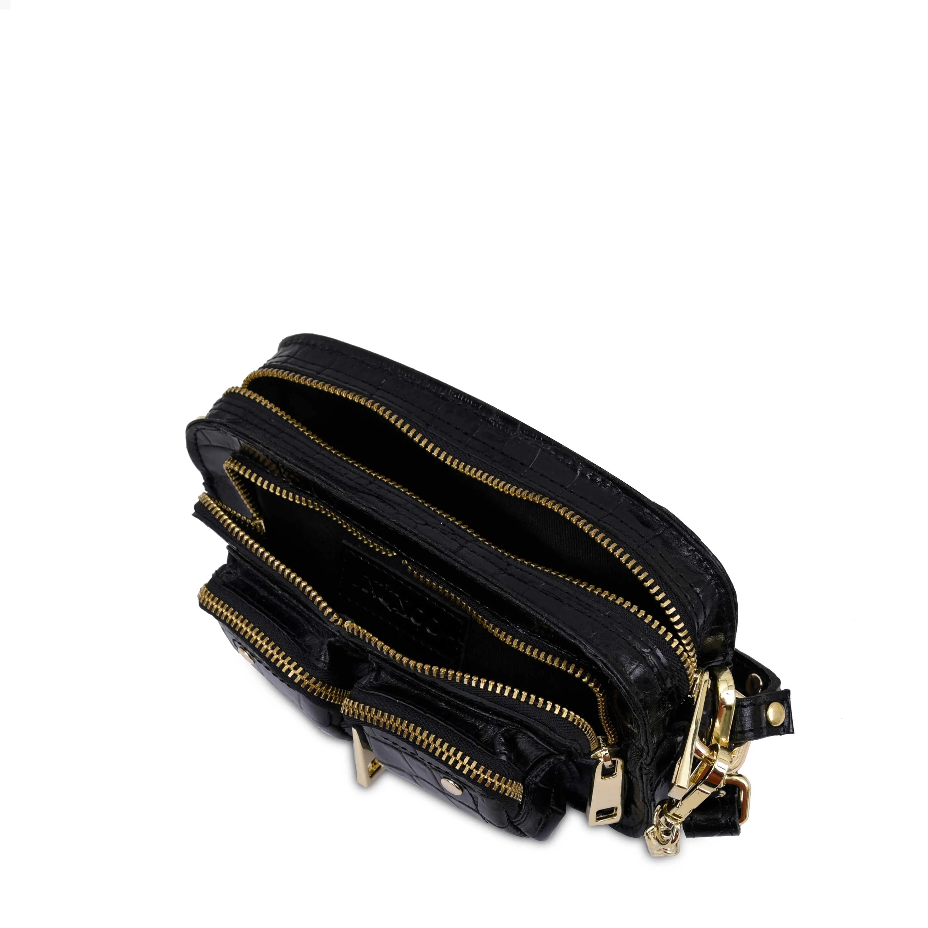 Helena texas black w. gold sold by Nunoo Bags product image thumbnail 3