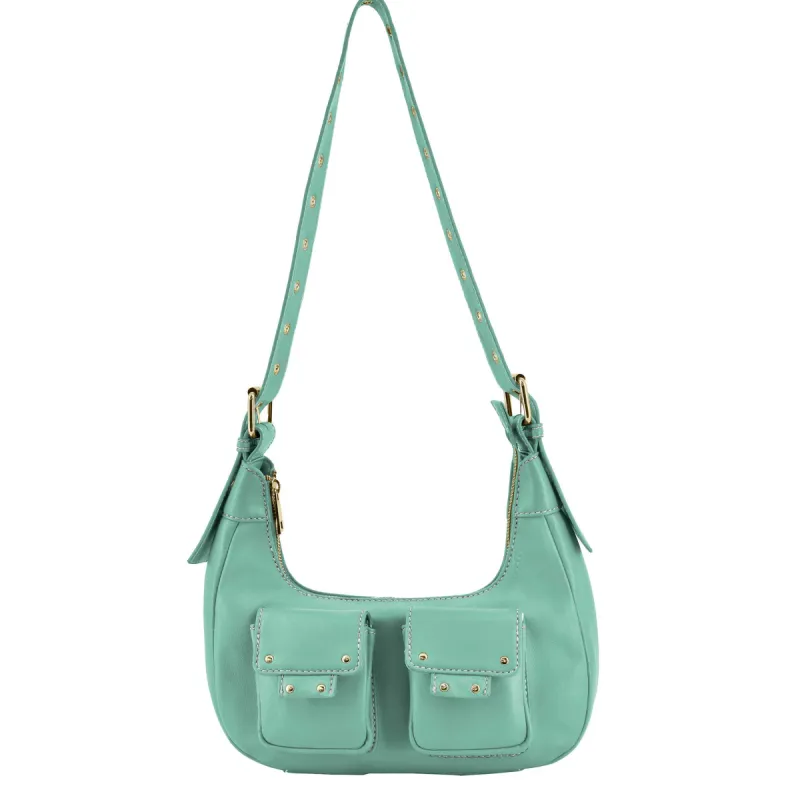 Sally Small Cozy Mint w. Gold sold by Nunoo Bags