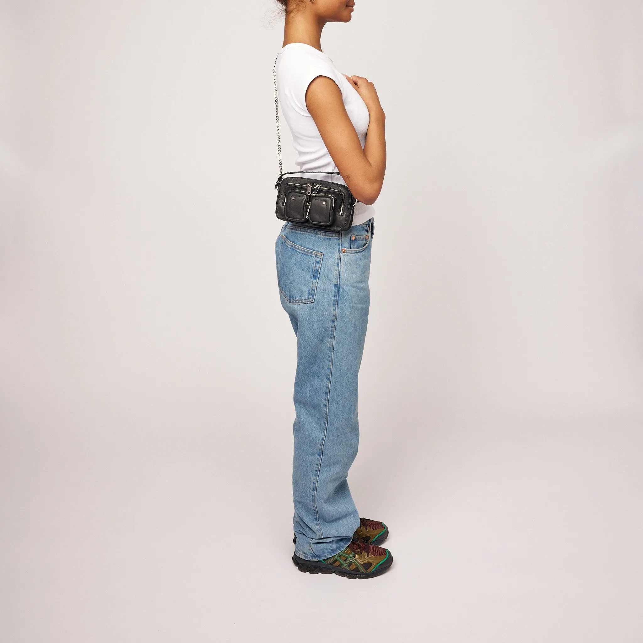 Helena organic leather Black sold by Nunoo Bags product image thumbnail 4