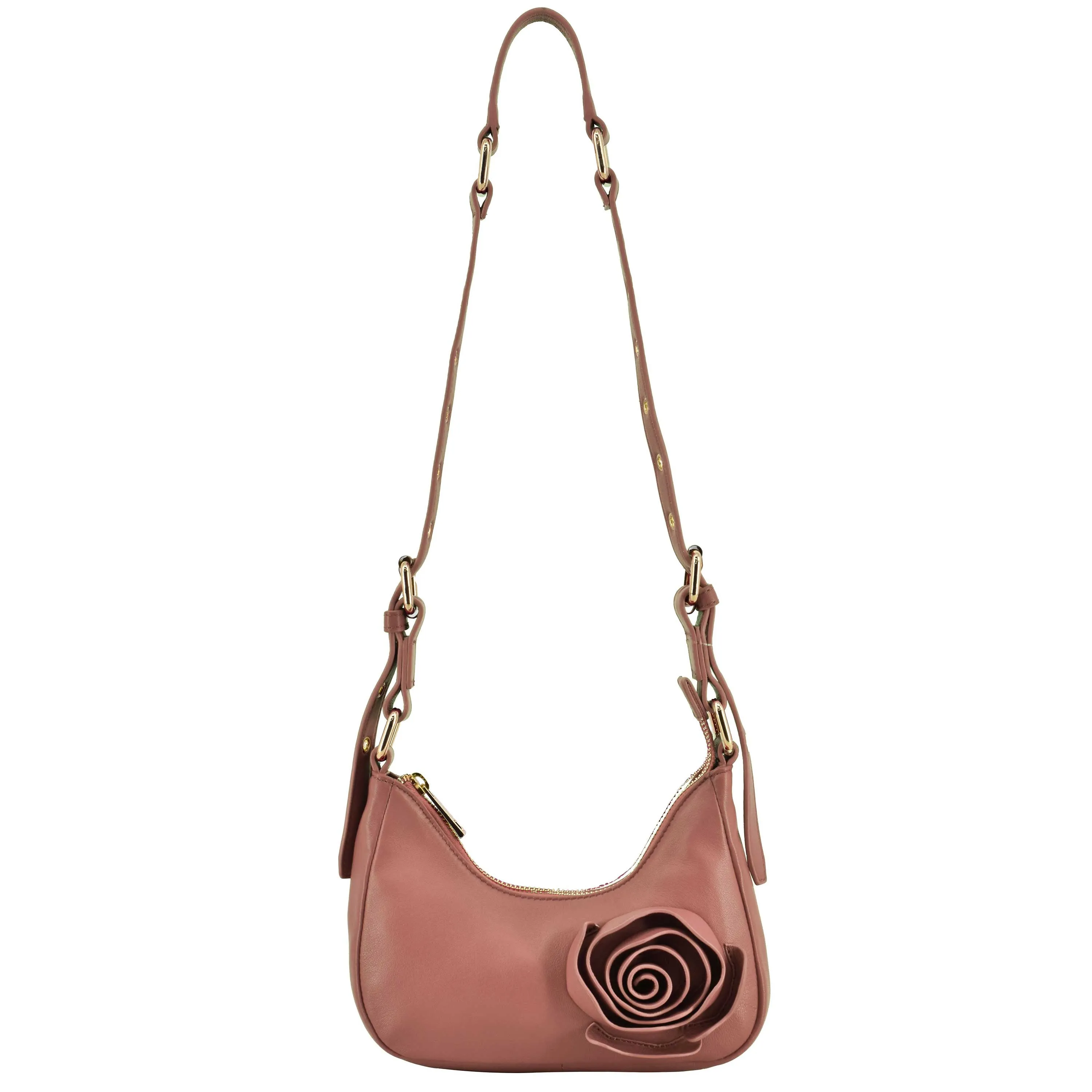 Palma Rose Cozy Dusty Rose w. Gold sold by Nunoo Bags