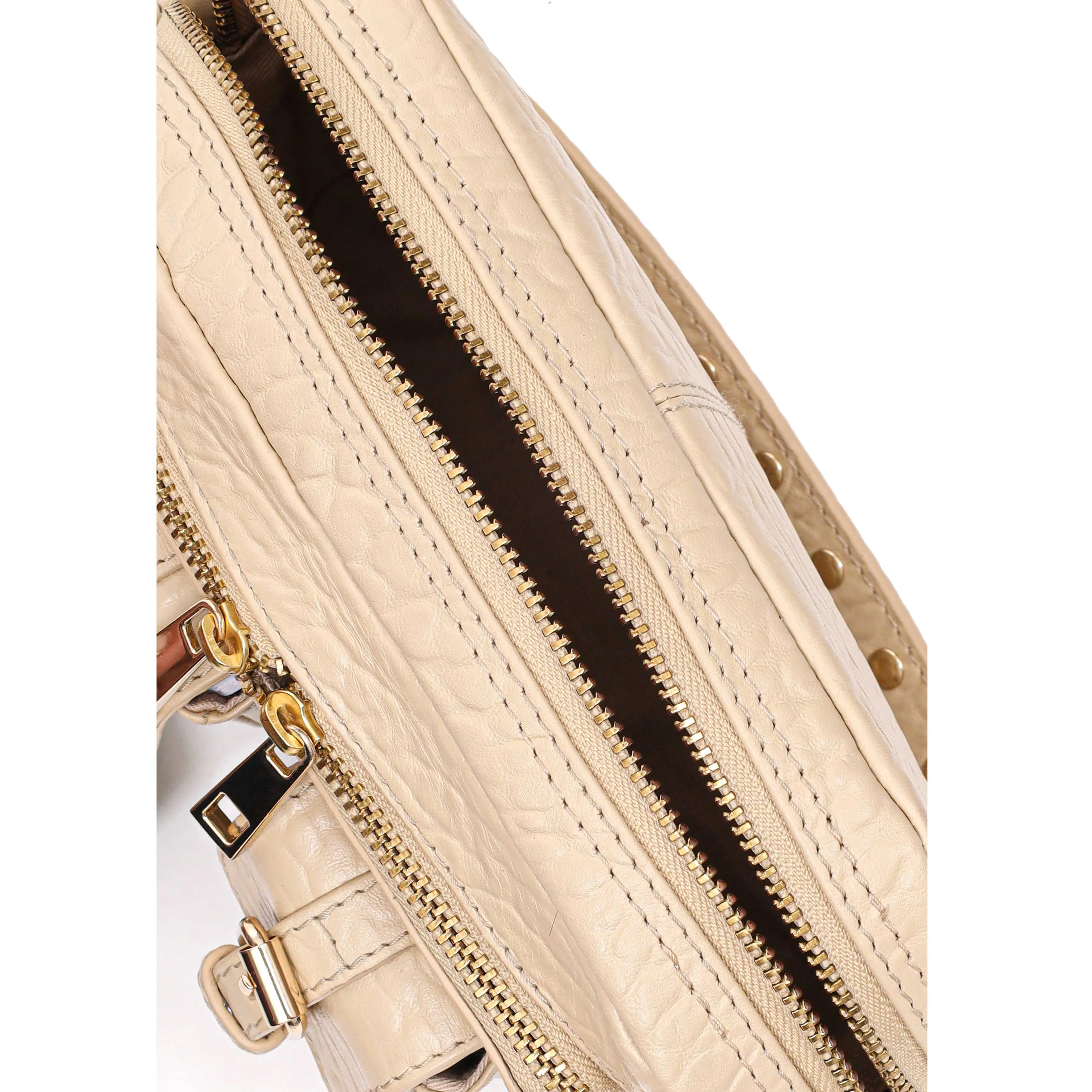 Helena Buckle New Zealand Sand w. Gold sold by Nunoo Bags product image thumbnail 4