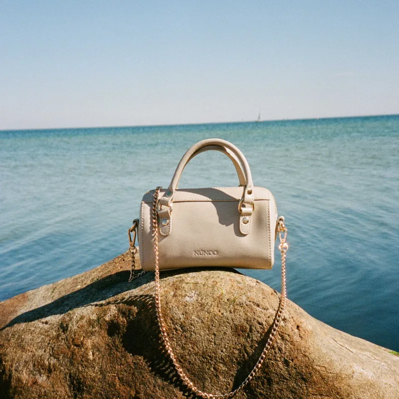 Small Maya Florence Beige w. Gold sold by Nunoo Bags