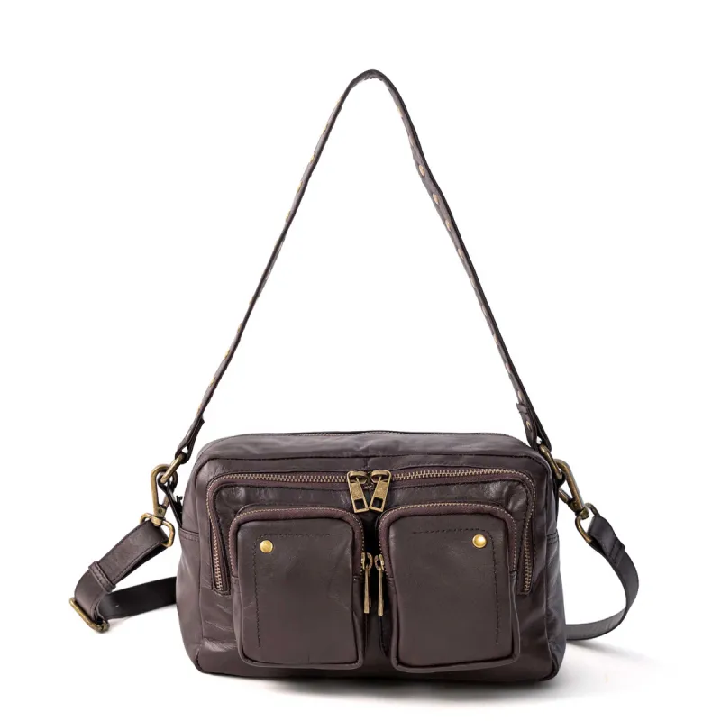 Ellie Sheep Brown w. antique gold sold by Nunoo Bags