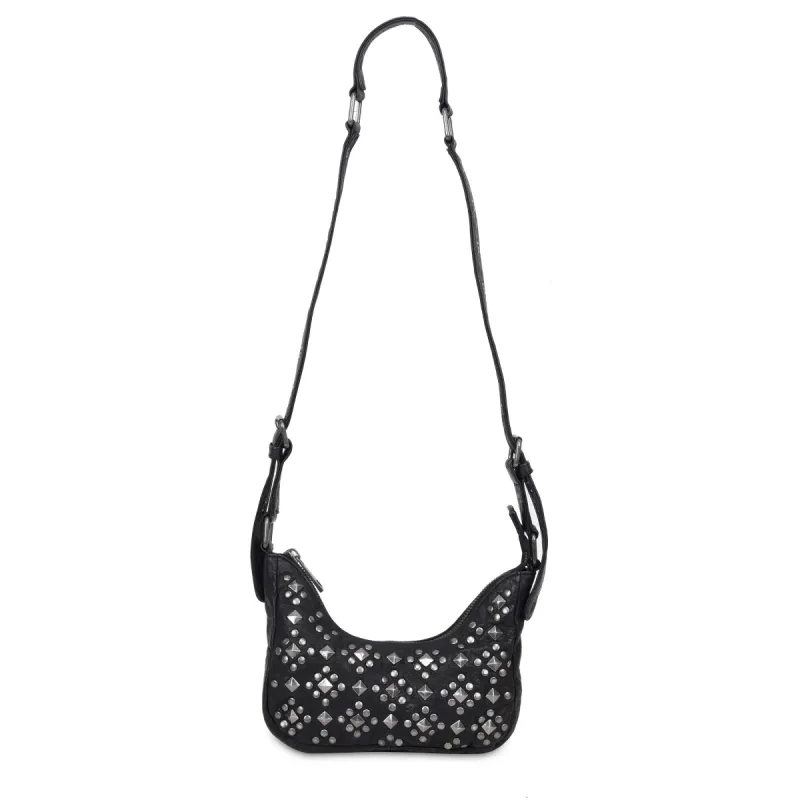 Palma Rock Black w. Antique Silver sold by Nunoo Bags