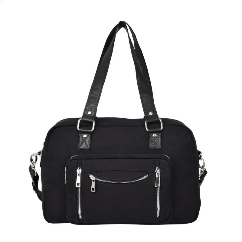 Mille Recycled Canvas Black sold by Nunoo Bags