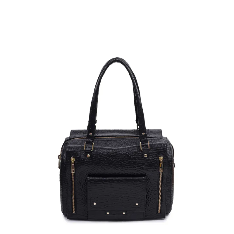 Celia New Zealand Black w. Gold sold by Nunoo Bags