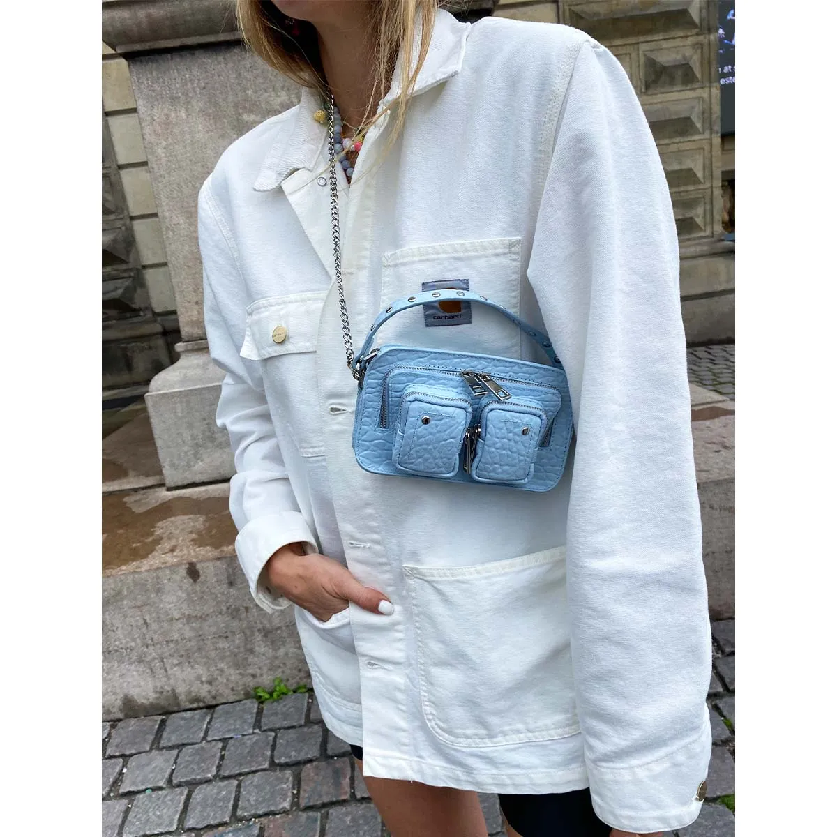 Helena new zealand light blue sold by Nunoo Bags product image thumbnail 5