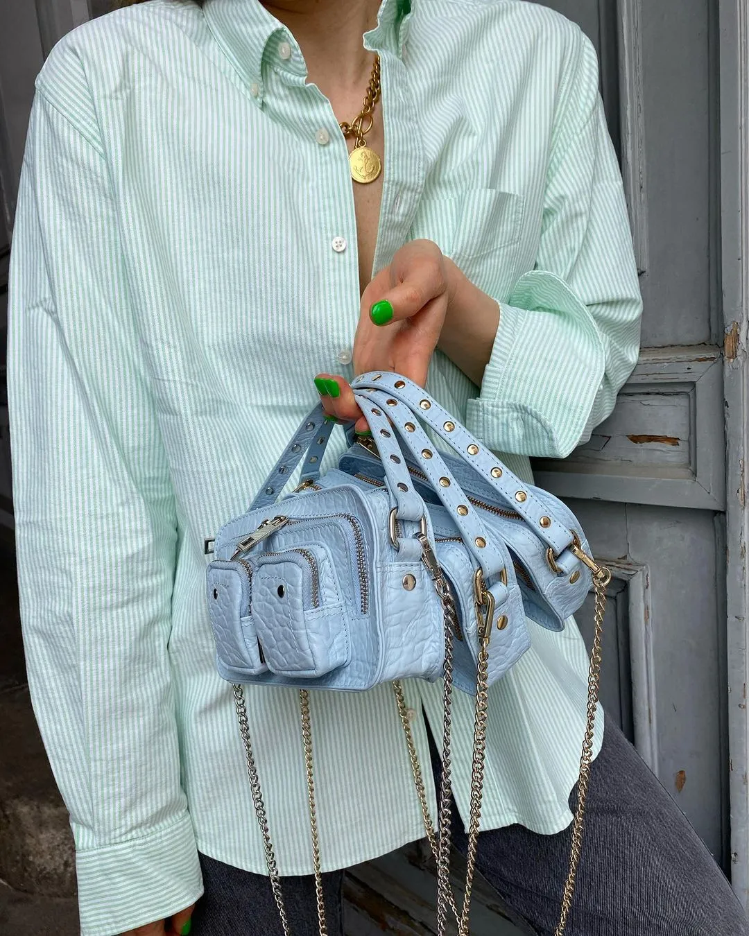 Helena new zealand light blue sold by Nunoo Bags product image thumbnail 4