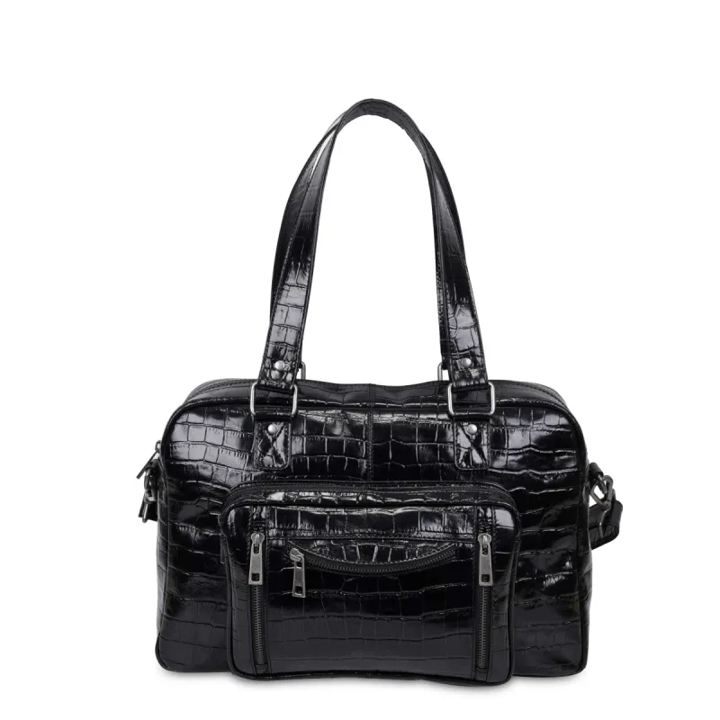 Mille Texas Black w. Antique Silver sold by Nunoo Bags