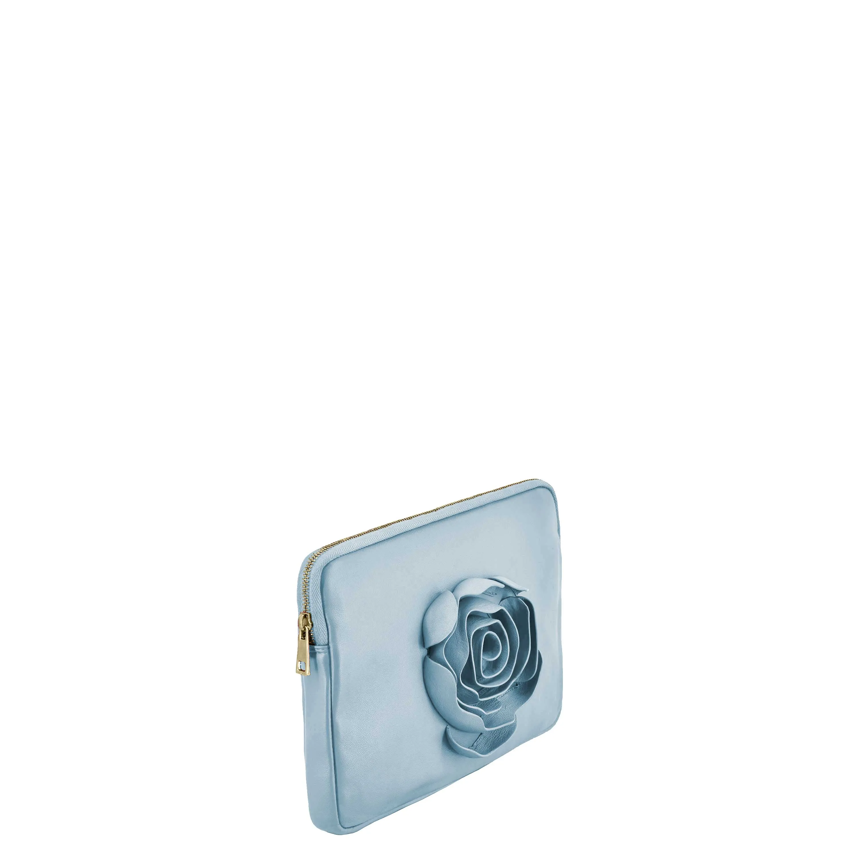 Clutch Rose Cozy light blue w. gold sold by Nunoo Bags product image thumbnail 3