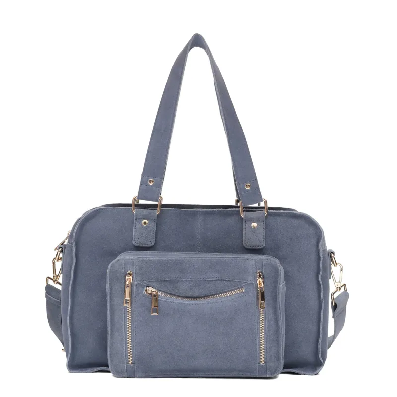 Mille Suede Jeans w. Gold x Message sold by Nunoo Bags