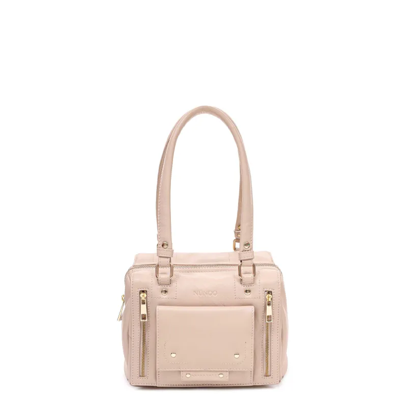 Small Celia Puffed Sheep Beige w. Gold sold by Nunoo Bags