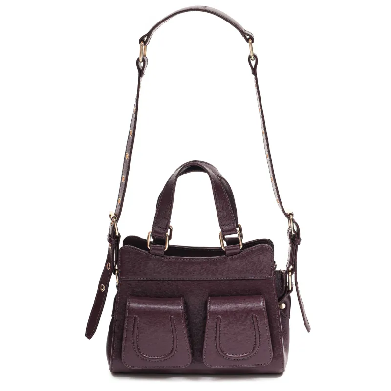 Small Cher Bag Florence Bordeaux w. Gold sold by Nunoo Bags