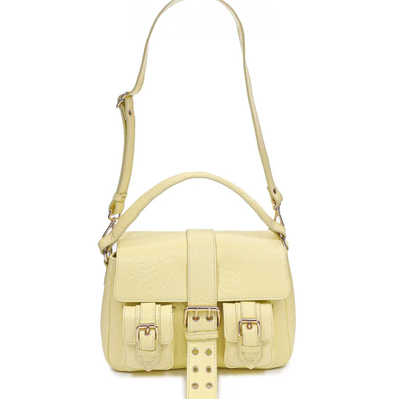 Honey Buckle New Zealand Light Yellow w. Gold sold by Nunoo Bags