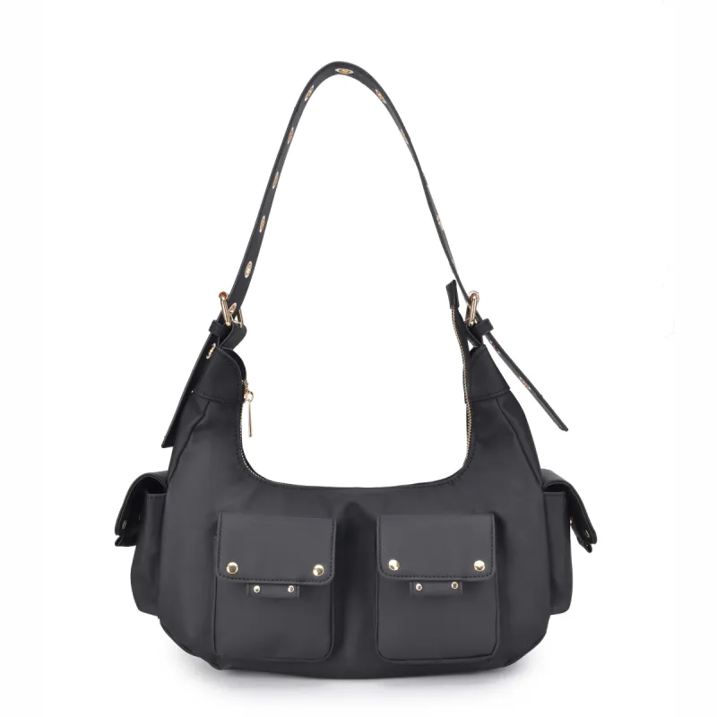 Sally Bamboo Black w. Gold sold by Nunoo Bags