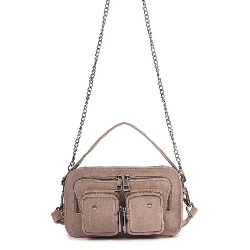 Helena Suede Sand w. Antique Silver sold by Nunoo Bags