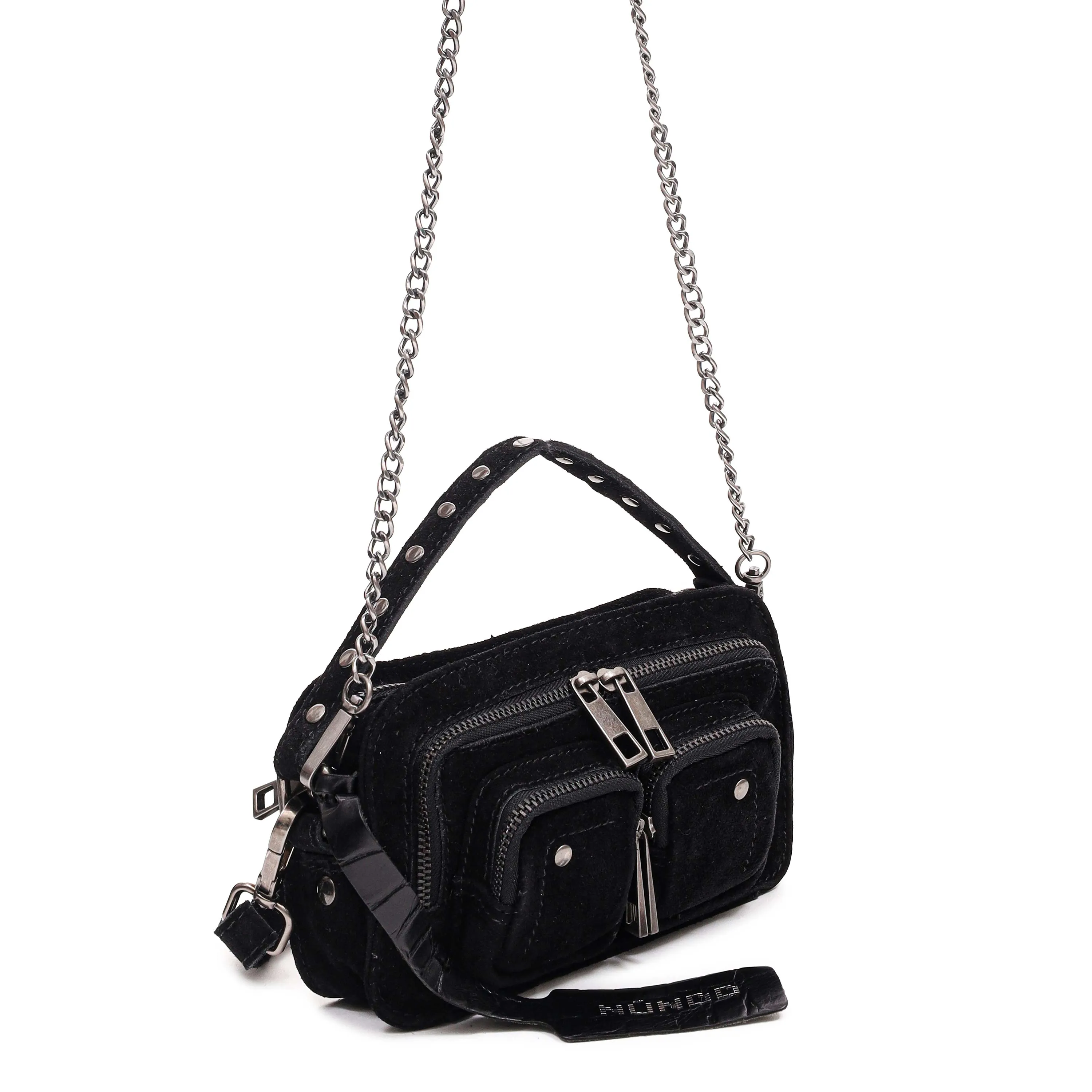 Helena Suede Black w. Antique silver sold by Nunoo Bags product image thumbnail 2