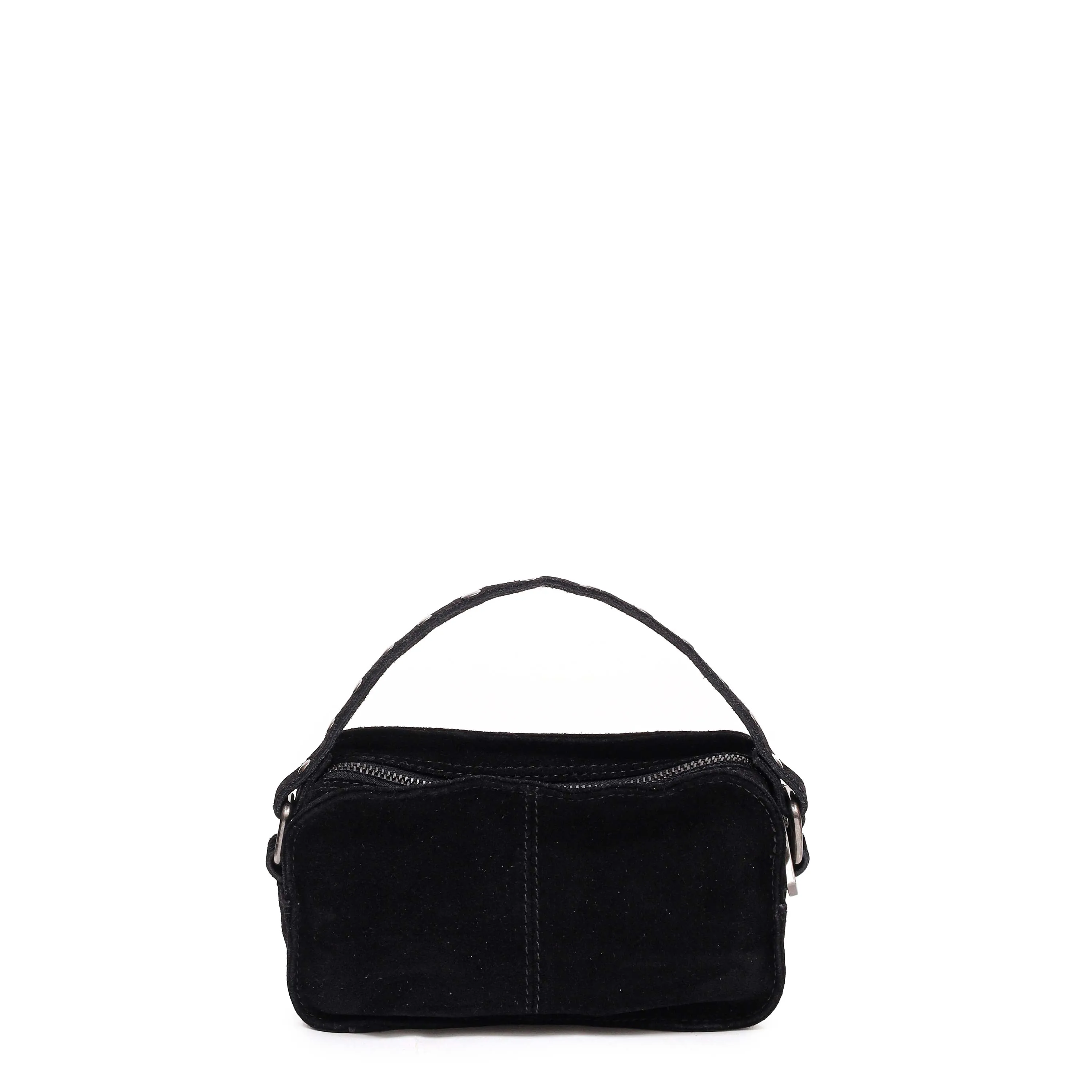 Helena Suede Black w. Antique silver sold by Nunoo Bags product image thumbnail 4