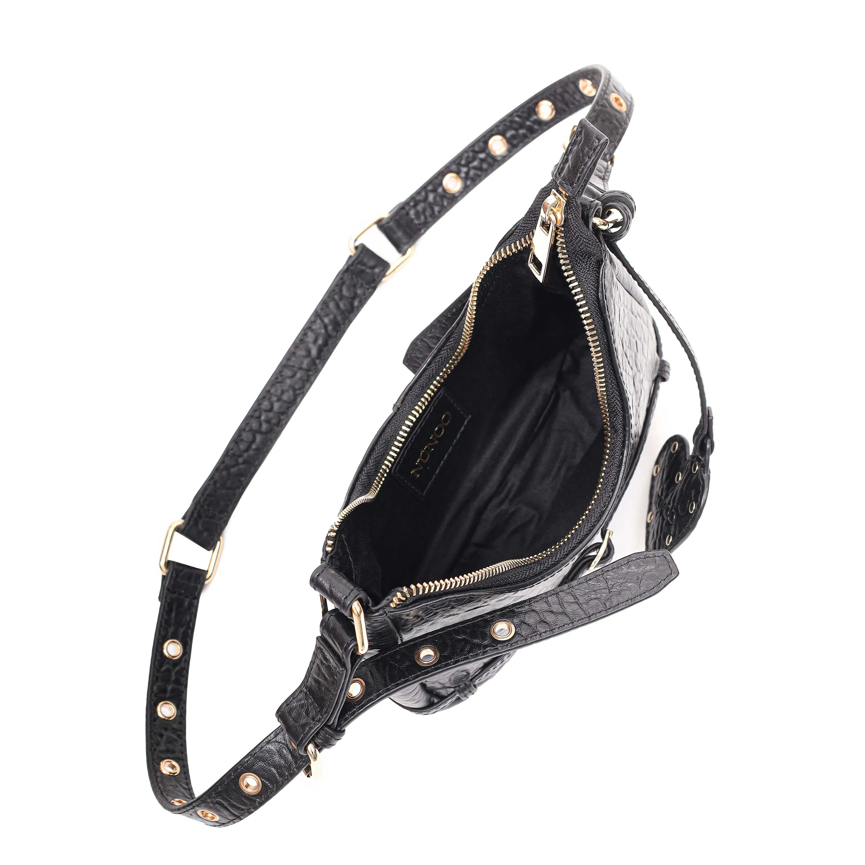 Palma Belt New Zealand Black w. Gold sold by Nunoo Bags product image thumbnail 3