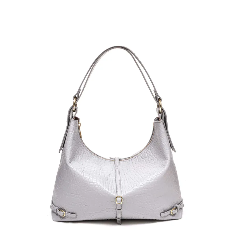 Rio Belt New Zealand Grey w. Gold sold by Nunoo Bags