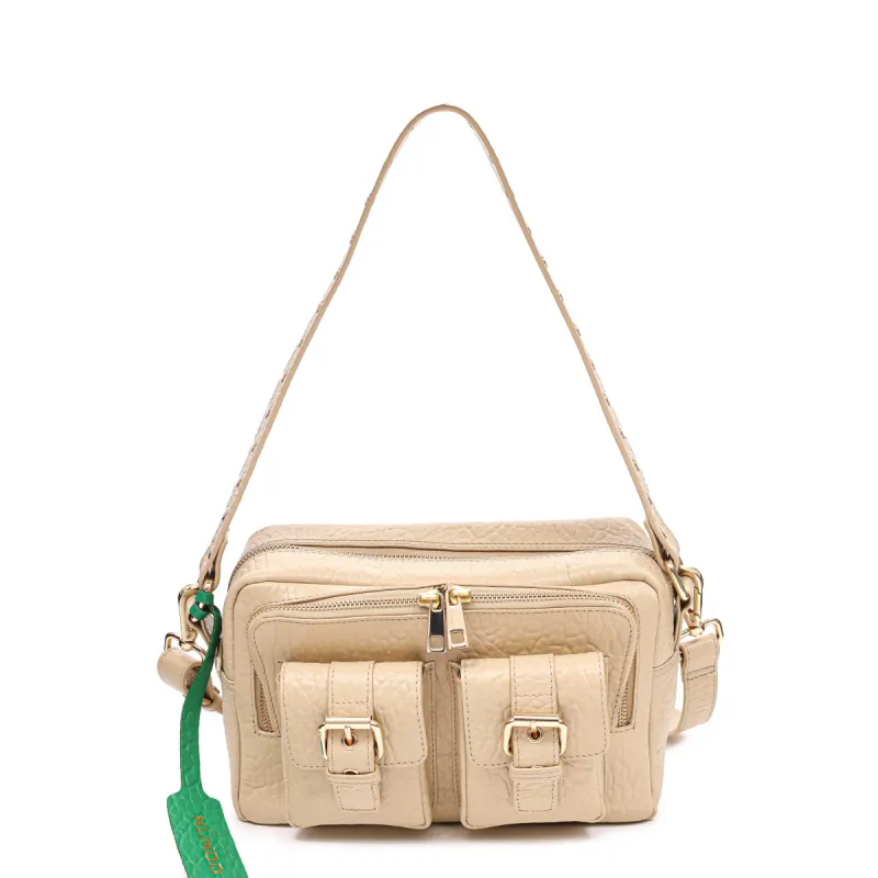 Ellie Buckle New Zealand Sand w. Gold sold by Nunoo Bags