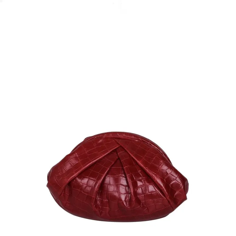 Saki croco red sold by Nunoo Bags