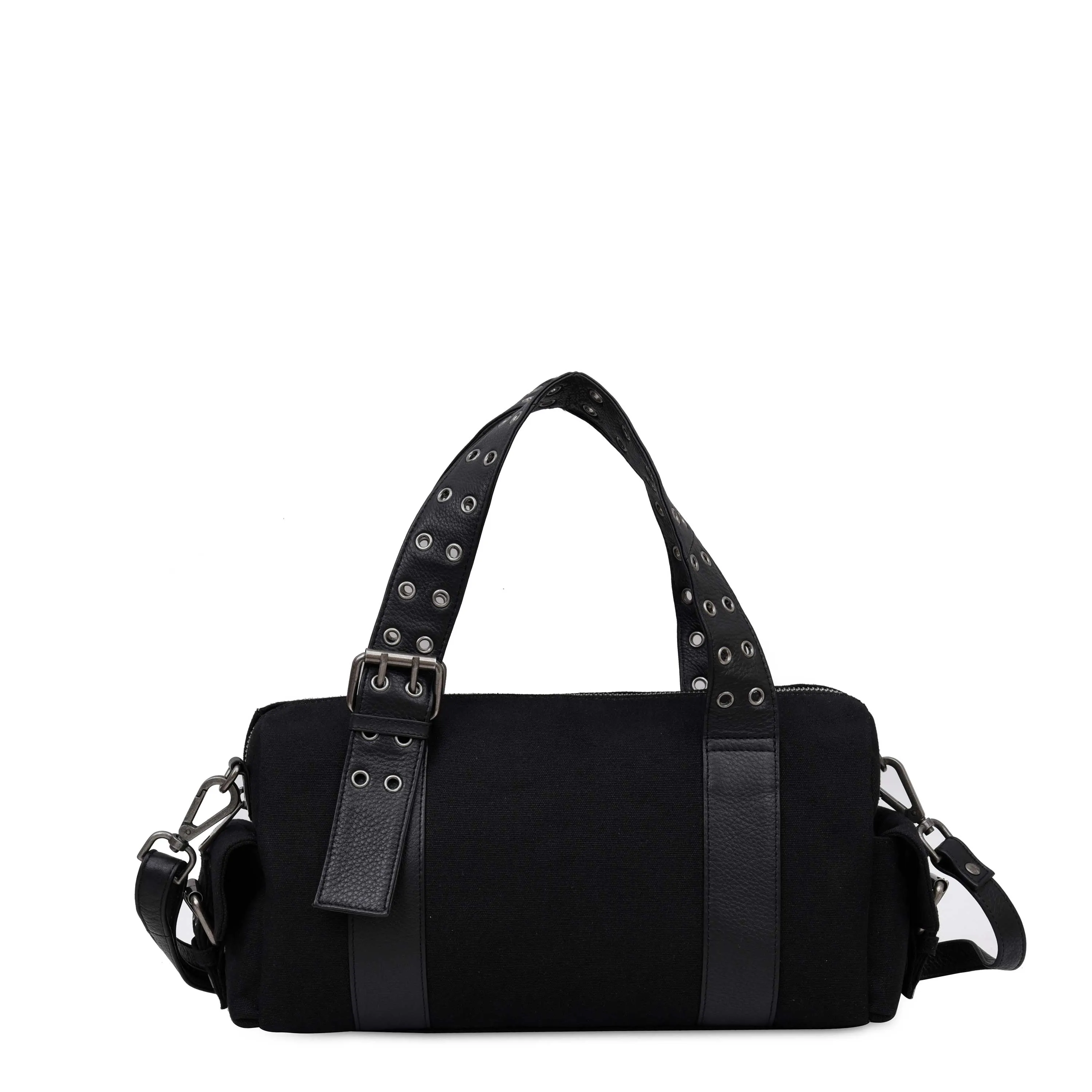 Aviaja Recycled Canvas Black sold by Nunoo Bags