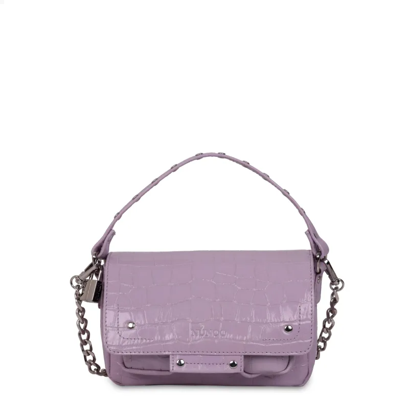 Small Honey croco lilac sold by Nunoo Bags