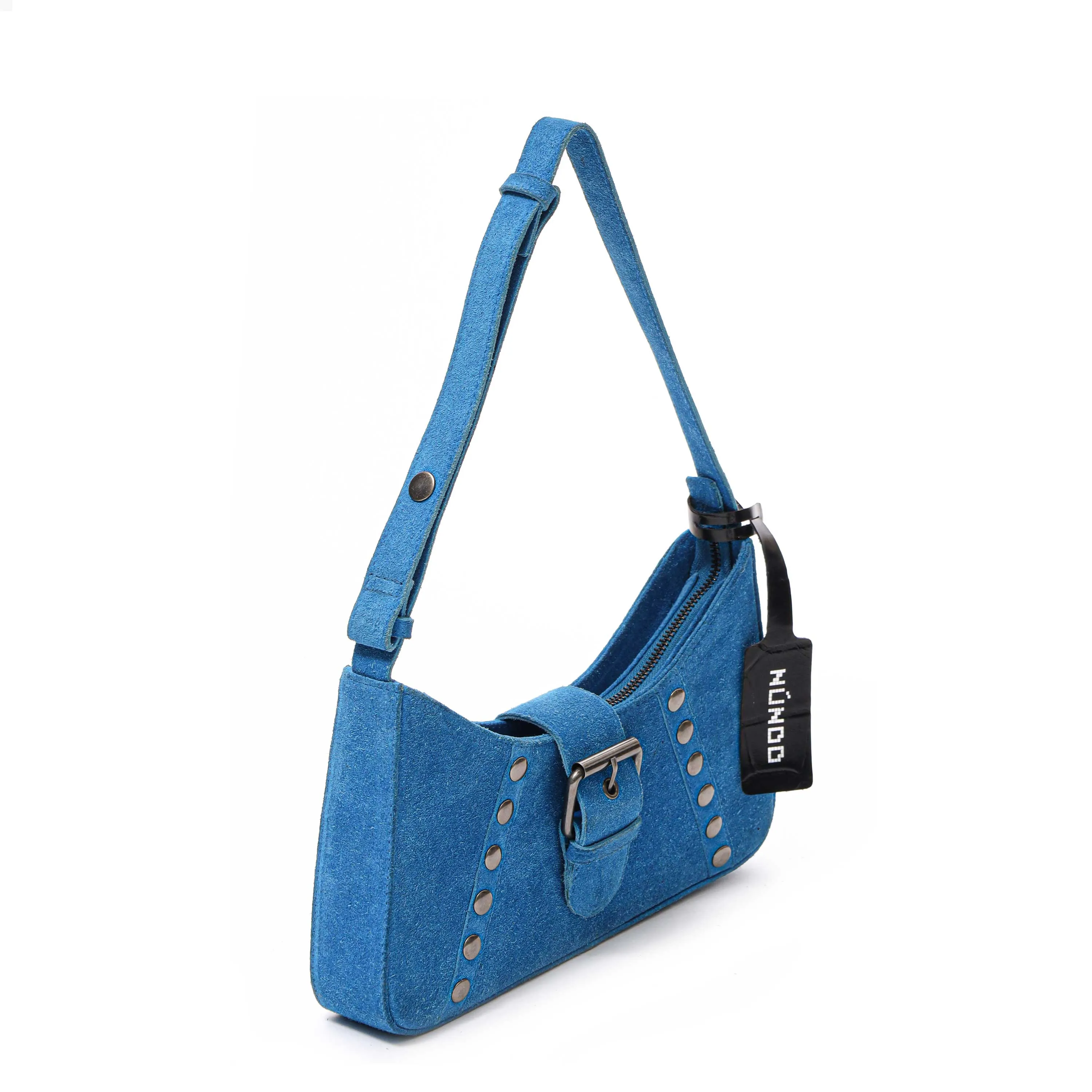 Apollo Rivet Suede Blue sold by Nunoo Bags product image thumbnail 2