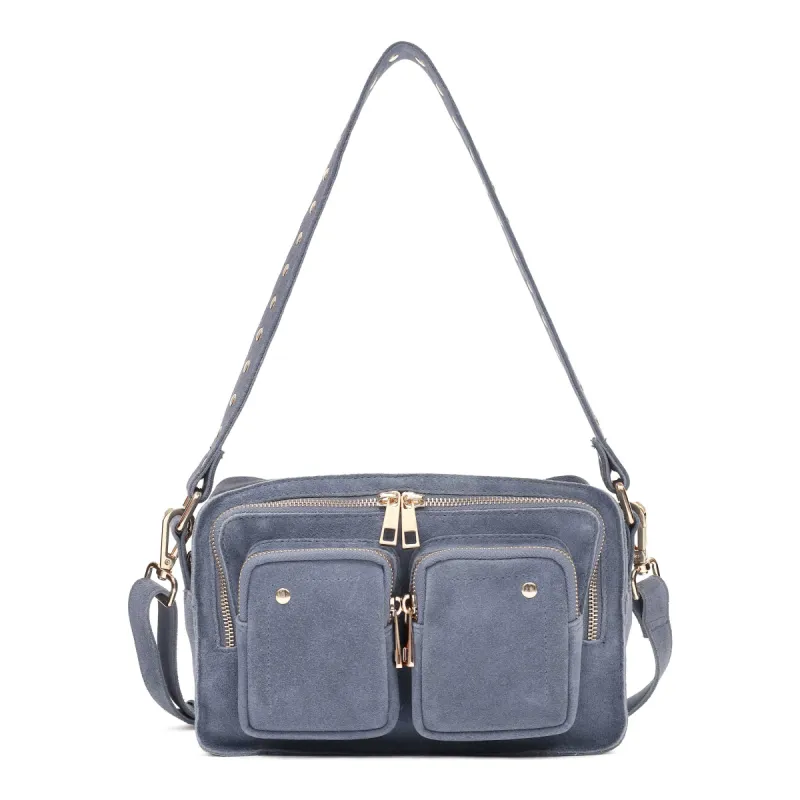 Ellie Suede Jeans w. Gold x Message sold by Nunoo Bags