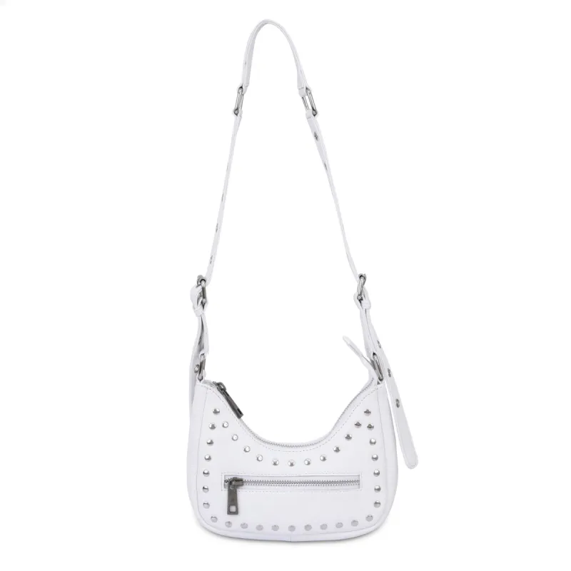 Palma Rivet Smooth White sold by Nunoo Bags