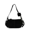 Alimakka Pocket Suede Black w. Gold sold by Nunoo Bags