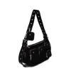 Alimakka Pocket Suede Black w. Gold sold by Nunoo Bags