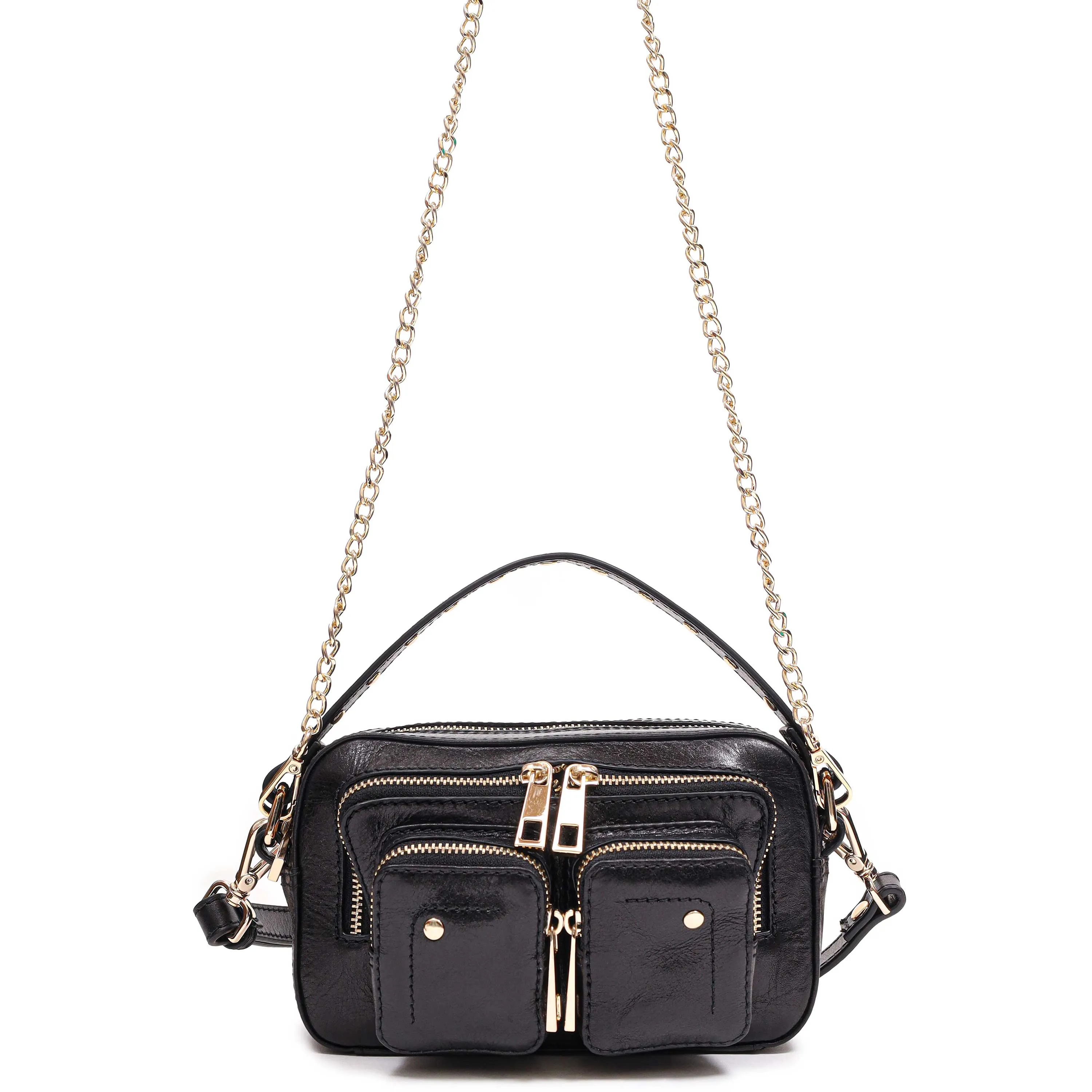 Helena Air 3 Black w. gold sold by Nunoo Bags