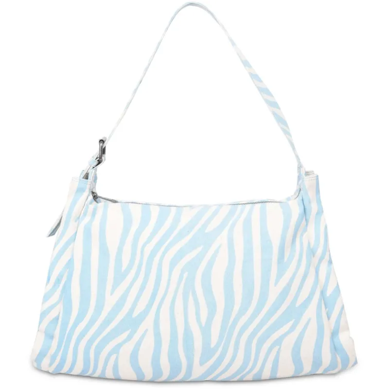 Stella Recycled Canvas Zeb Blue w. Antique Silver sold by Nunoo Bags