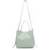 Small Chiara Wrinkle Pale Aqua sold by Nunoo Bags