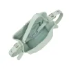 Small Chiara Wrinkle Pale Aqua sold by Nunoo Bags