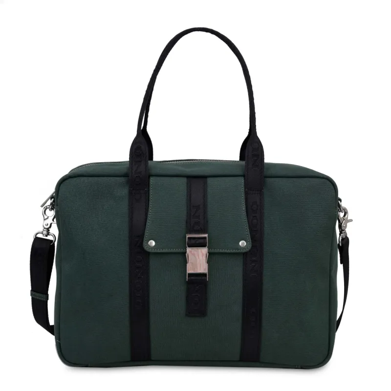 Billy recycled canvas green sold by Nunoo Bags